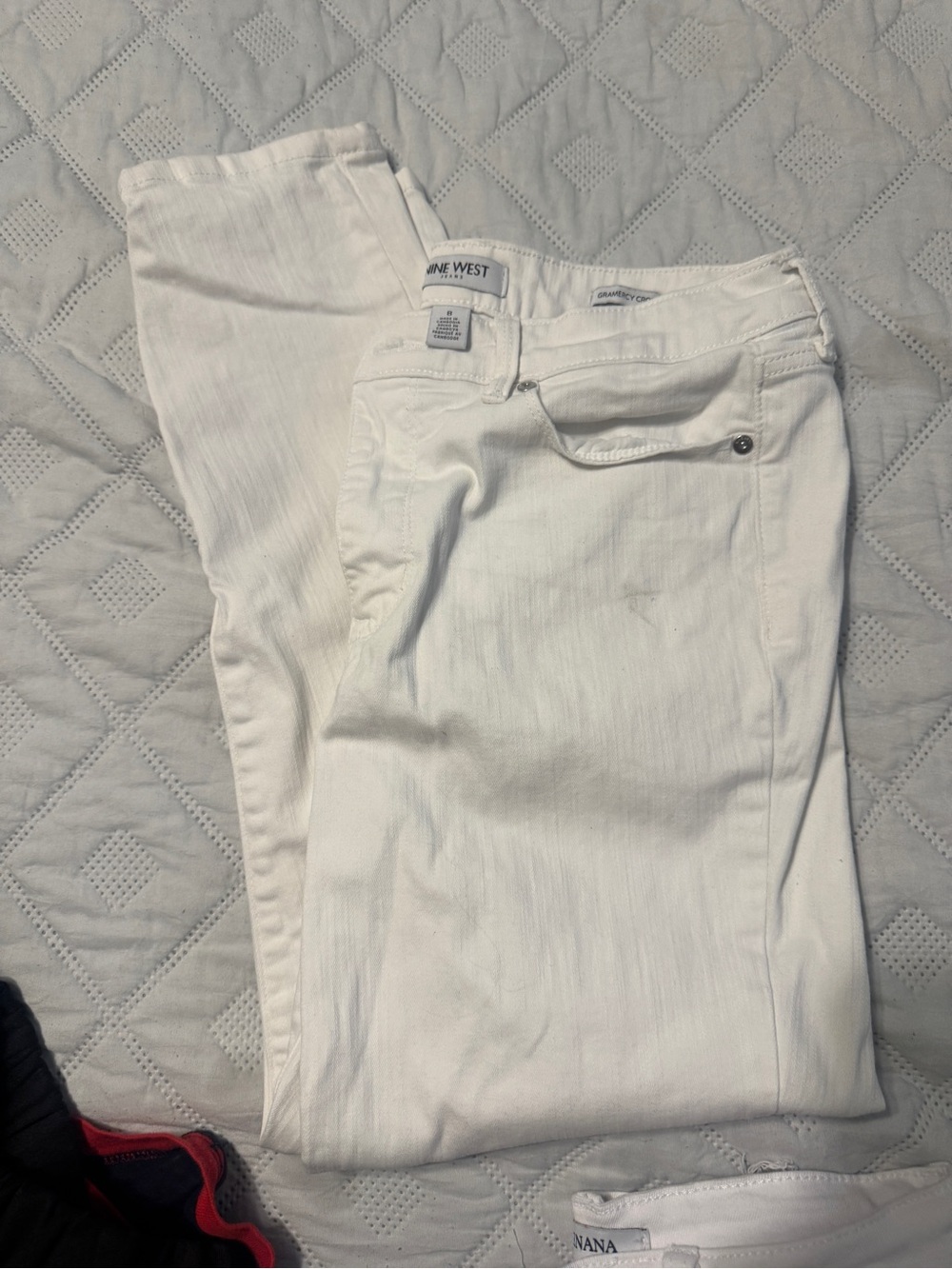 Nine West White Skinny Jeans - Clean Minimal Style